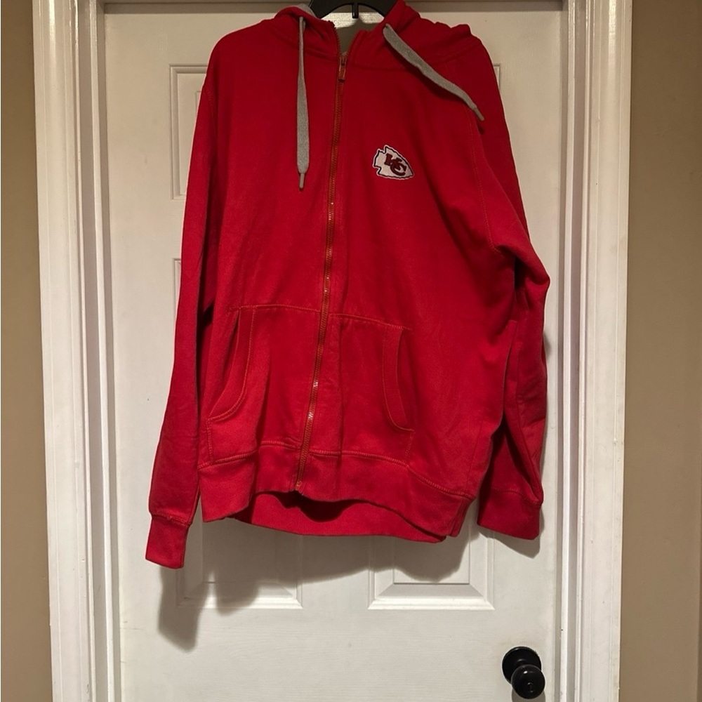 Kansas City Chiefs Antigua Red Zip Up Hoodie Men’s Size  XXL